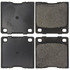 102.00410 by CENTRIC - C-Tek Semi-Metallic Brake Pads with Shims