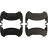 102.01190 by CENTRIC - C-Tek Semi-Metallic Brake Pads with Shims