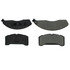 102.01520 by CENTRIC - C-Tek Semi-Metallic Brake Pads with Shims