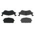 102.01800 by CENTRIC - C-Tek Semi-Metallic Brake Pads with Shims