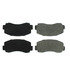 102.01950 by CENTRIC - C-Tek Semi-Metallic Brake Pads with Shims