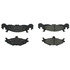 102.02190 by CENTRIC - C-Tek Semi-Metallic Brake Pads with Shims