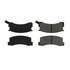 102.02400 by CENTRIC - C-Tek Semi-Metallic Brake Pads with Shims