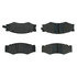 102.02660 by CENTRIC - C-Tek Semi-Metallic Brake Pads with Shims