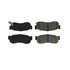 102.02750 by CENTRIC - C-Tek Semi-Metallic Brake Pads with Shims