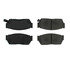 102.02760 by CENTRIC - C-Tek Semi-Metallic Brake Pads with Shims