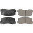 102.02840 by CENTRIC - C-Tek Semi-Metallic Brake Pads with Shims