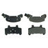 102.02890 by CENTRIC - C-Tek Semi-Metallic Brake Pads with Shims