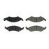 102.03240 by CENTRIC - C-Tek Semi-Metallic Brake Pads with Shims