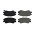 102.03490 by CENTRIC - C-Tek Semi-Metallic Brake Pads with Shims