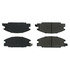 102.03630 by CENTRIC - C-Tek Semi-Metallic Brake Pads with Shims