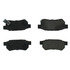 102.03740 by CENTRIC - C-Tek Semi-Metallic Brake Pads with Shims