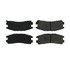 102.03830 by CENTRIC - C-Tek Semi-Metallic Brake Pads with Shims