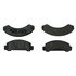 102.03870 by CENTRIC - C-Tek Semi-Metallic Brake Pads with Shims