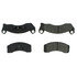 Centric 102.04310 Disc Brake Pad Set C-Tek Semi-Metallic Brake Pads with Shims