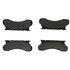 102.04500 by CENTRIC - C-Tek Semi-Metallic Brake Pads with Shims