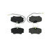 102.04540 by CENTRIC - C-Tek Semi-Metallic Brake Pads with Shims