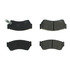 102.04510 by CENTRIC - C-Tek Semi-Metallic Brake Pads with Shims