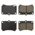 102.04660 by CENTRIC - C-Tek Semi-Metallic Brake Pads with Shims