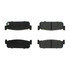 102.04810 by CENTRIC - C-Tek Semi-Metallic Brake Pads with Shims