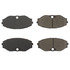 102.04860 by CENTRIC - C-Tek Semi-Metallic Brake Pads with Shims