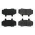 102.04920 by CENTRIC - C-Tek Semi-Metallic Brake Pads with Shims