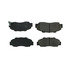 102.05030 by CENTRIC - C-Tek Semi-Metallic Brake Pads with Shims