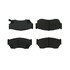 Centric 102.05100 Disc Brake Pad Set C-Tek Semi-Metallic Brake Pads with Shims