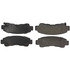 102.05110 by CENTRIC - C-Tek Semi-Metallic Brake Pads with Shims