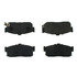 102.05400 by CENTRIC - C-Tek Semi-Metallic Brake Pads with Shims