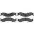 102.05570 by CENTRIC - C-Tek Semi-Metallic Brake Pads with Shims