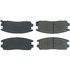 102.05800 by CENTRIC - C-Tek Semi-Metallic Brake Pads with Shims