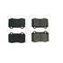 102.05921 by CENTRIC - C-Tek Semi-Metallic Brake Pads with Shims