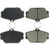 102.05980 by CENTRIC - C-Tek Semi-Metallic Brake Pads with Shims