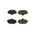 102.06010 by CENTRIC - C-Tek Semi-Metallic Brake Pads with Shims