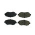 102.06190 by CENTRIC - C-Tek Semi-Metallic Brake Pads with Shims