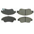 102.06210 by CENTRIC - C-Tek Semi-Metallic Brake Pads with Shims