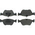 102.06440 by CENTRIC - C-Tek Semi-Metallic Brake Pads with Shims