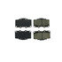 102.0647 by CENTRIC - C-Tek Semi-Metallic Brake Pads with Shims