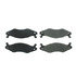 102.06510 by CENTRIC - C-Tek Semi-Metallic Brake Pads with Shims