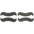 102.06551 by CENTRIC - C-Tek Semi-Metallic Brake Pads with Shims