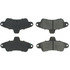 102.06610 by CENTRIC - C-Tek Semi-Metallic Brake Pads with Shims