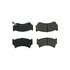 102.06680 by CENTRIC - C-Tek Semi-Metallic Brake Pads with Shims