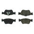 102.07100 by CENTRIC - C-Tek Semi-Metallic Brake Pads with Shims