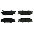 102.07320 by CENTRIC - C-Tek Semi-Metallic Brake Pads with Shims