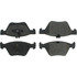 102.07400 by CENTRIC - C-Tek Semi-Metallic Brake Pads with Shims