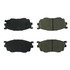 102.07550 by CENTRIC - C-Tek Semi-Metallic Brake Pads with Shims