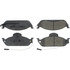 102.07600 by CENTRIC - C-Tek Semi-Metallic Brake Pads with Shims