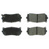 102.07750 by CENTRIC - C-Tek Semi-Metallic Brake Pads with Shims