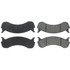 102.07861 by CENTRIC - C-Tek Semi-Metallic Brake Pads with Shims